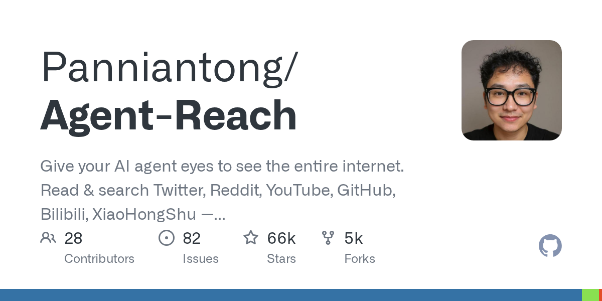 Agent-Reach: One CLI for Twitter, Reddit, YouTube & More — Zer...